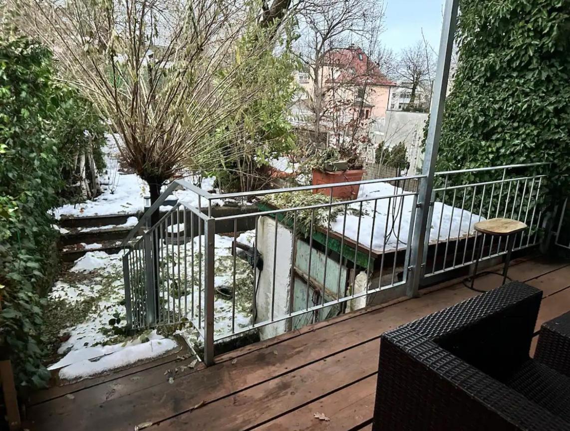 Exklusive Maisonetten Wohnung Mit Gartenzugang Augsburg Buitenkant foto
